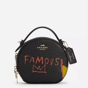 NEW!!! Coach X Jean Michel Basquiat Small Crossbody - Black